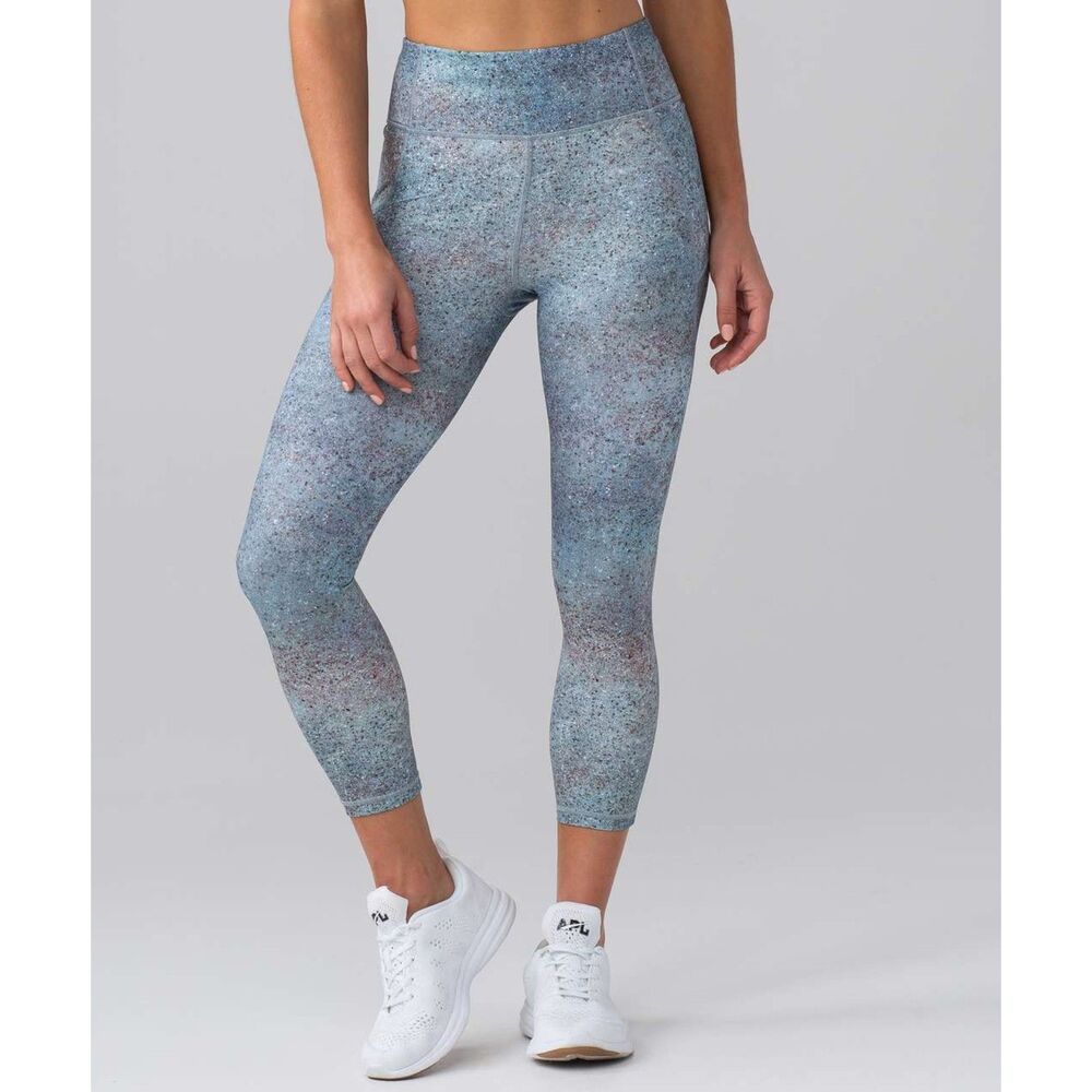 Lululemon Final Lap Crop (23") Summer Haze Multi - sz 6